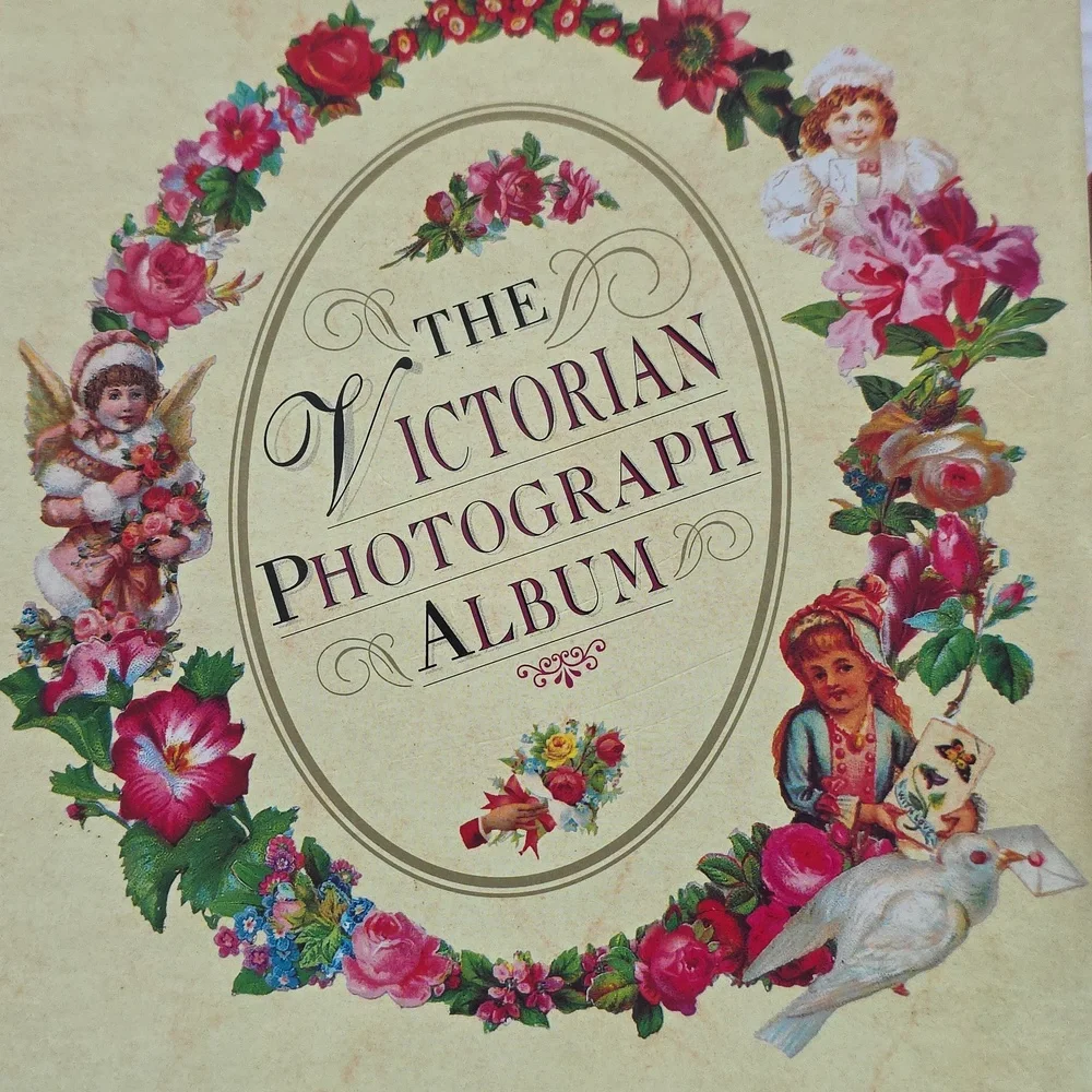 Victorian Style Floral Photograph Album 1997  Vintage Scrapbook Inspired 8.5x11